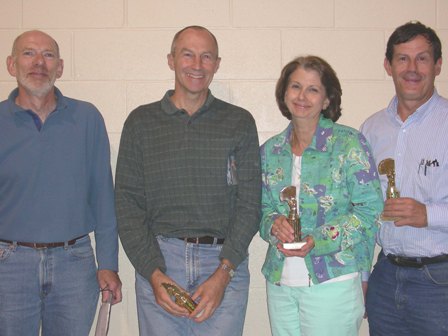 Winners Flights C/D Sunday Swiss Teams: George Varra - Elizabeth Varra; Walter Hutton - Ronald Alexander, Fort Collins CO