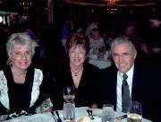Steve, next to his wife Billie and her sister Barbara, 2006